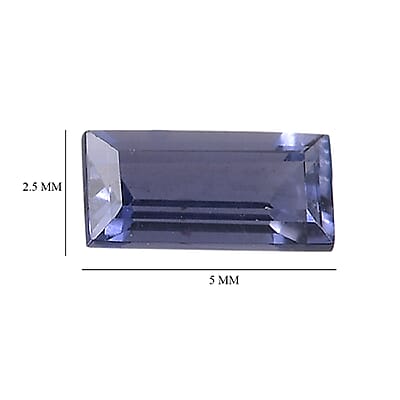 Catalina Iolite Set of 2 (Bgt 5x2.5 mm) 0.33 ctw Loose Gemstone