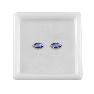 Catalina Iolite Set of 2 (Mrq 6x3 mm) 0.36 ctw Loose Gemstone