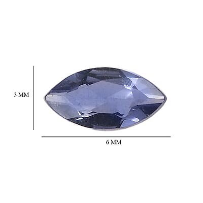 Catalina Iolite Set of 2 (Mrq 6x3 mm) 0.36 ctw Loose Gemstone