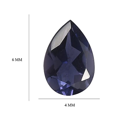 AA Catalina Iolite (Pear 6x4 mm) 0.30 ctw Loose Gemstone