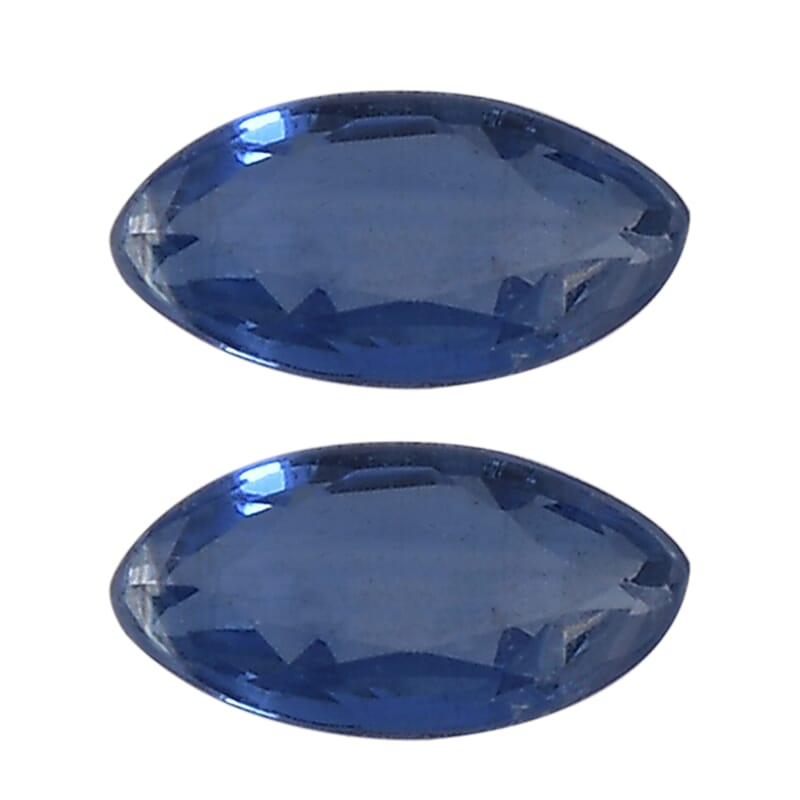 Kashmir Kyanite Set of 2 (Mrq 5x2.5 mm) 0.35 ctw Loose Gemstone