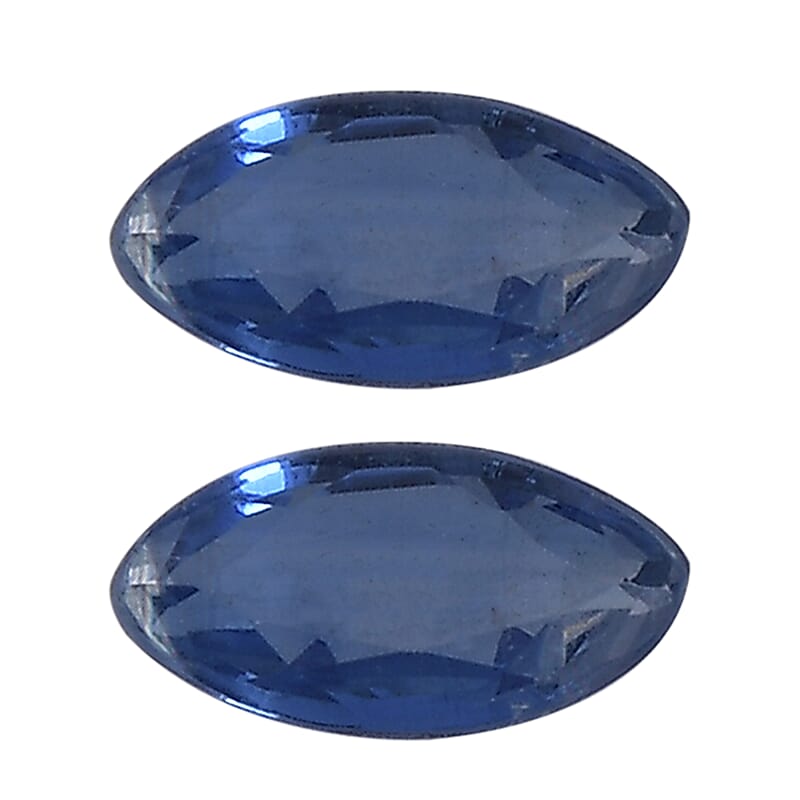 Kashmir Kyanite Set of 2 (Mrq 5x2.5 mm) 0.35 ctw Loose Gemstone
