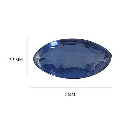 Kashmir Kyanite Set of 2 (Mrq 5x2.5 mm) 0.35 ctw Loose Gemstone