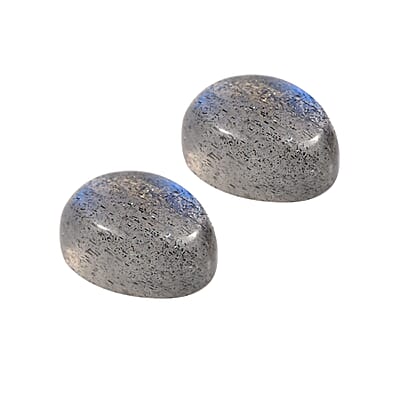 Malagasy Labradorite Set of 2 (Ovl 7x5 mm) 1.83 ctw Loose Gemstone