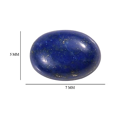Set of 2 Lapis Lazuli (Oval 7x5 mm) 1.38 ctw Loose Gemstone