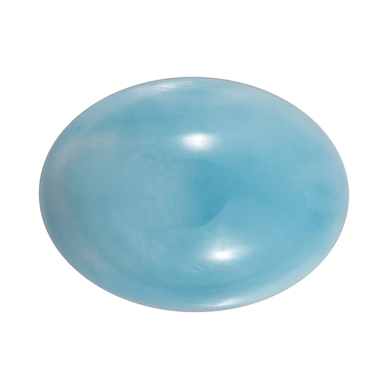 AA Larimar (Ovl 8x6 mm) 1.37 ctw Loose Gemstone