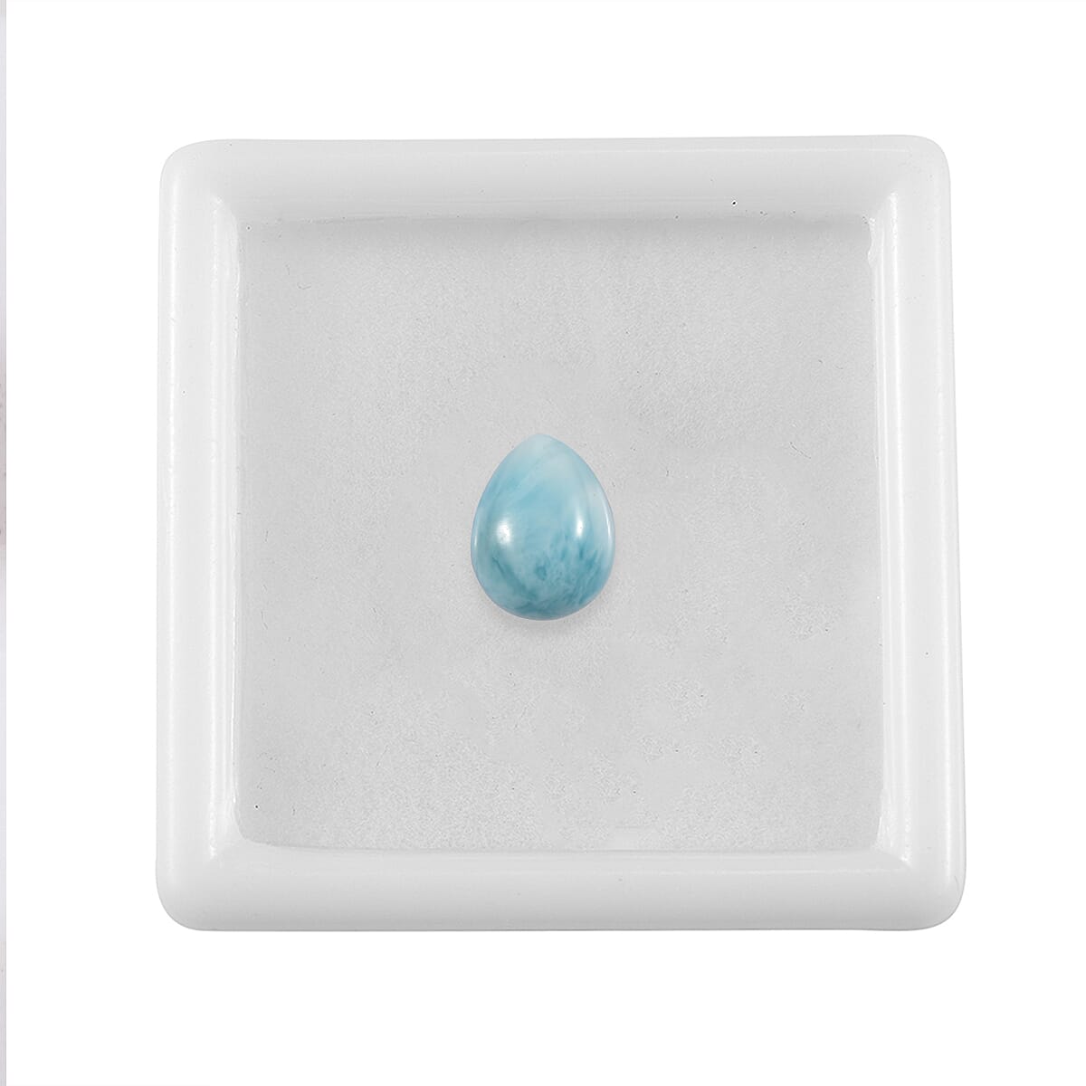AA Larimar (Pear 9x7 mm) 1.64 ctw Loose Gemstone