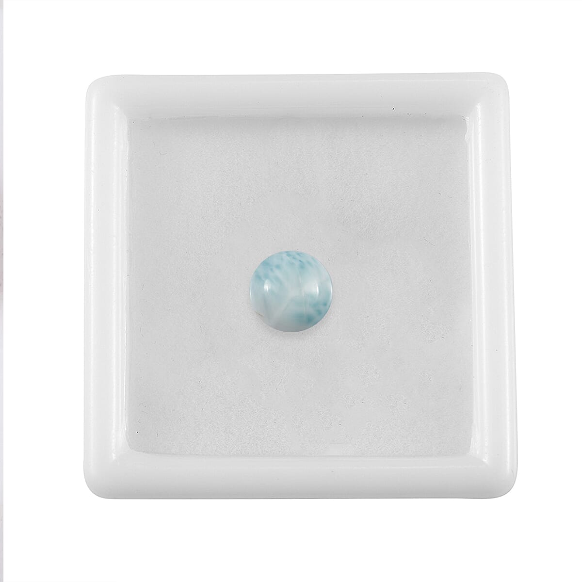 Larimar (Rnd 8 mm) 1.75 ctw Loose Gemstone
