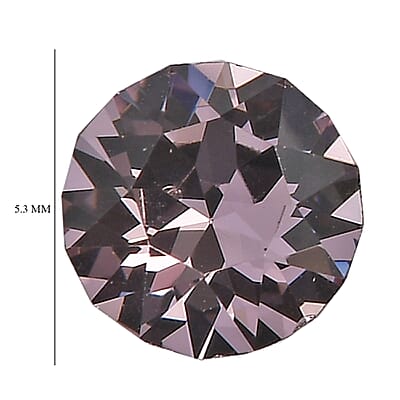 Light Amethyst Crystal by Swarovski Set of 2 (Rnd 5.3 mm) 0.80 ctw Loose Gemstone