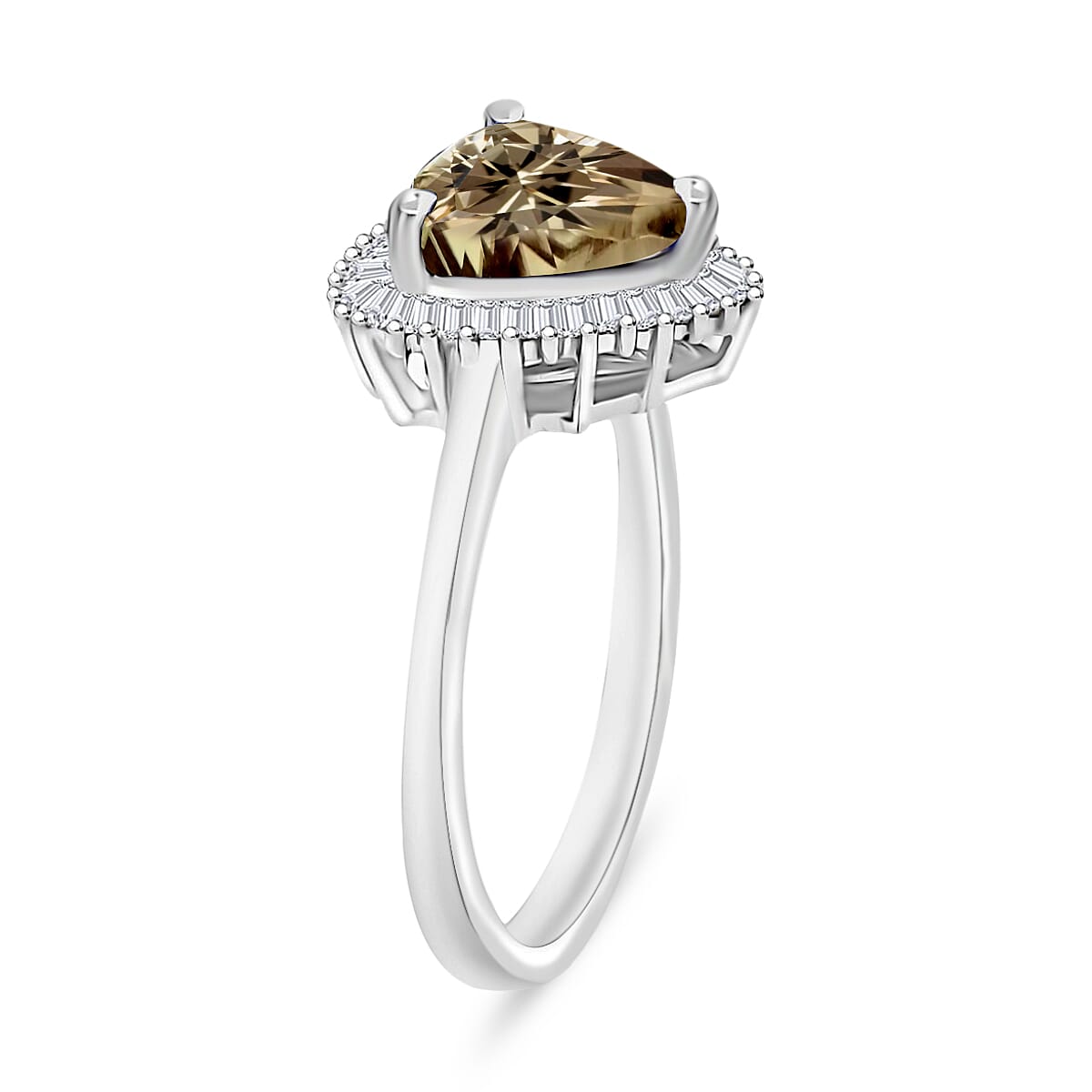 Rhapsody AAAA Turkizite and E-F VS2 Diamond 2.50 ctw Ring in 950 Platinum (Size 10.0) 6.5 Grams
