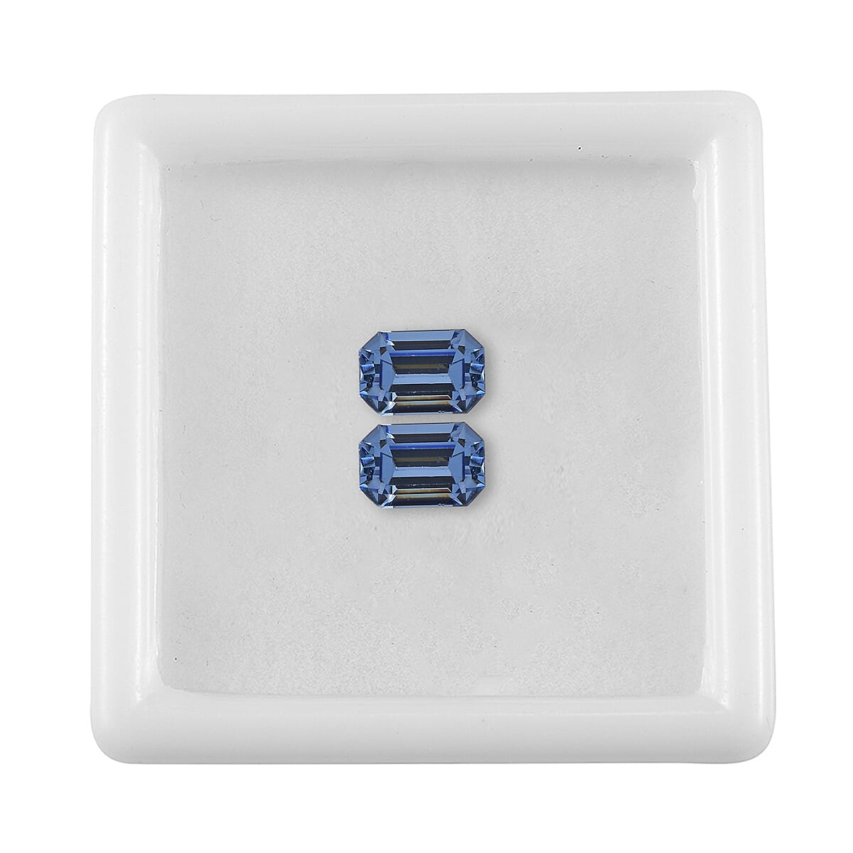 Light Sapphire Crystal by Swarovski (Oct 6x4 mm) 1.01 ctw Loose Gemstone image number 2