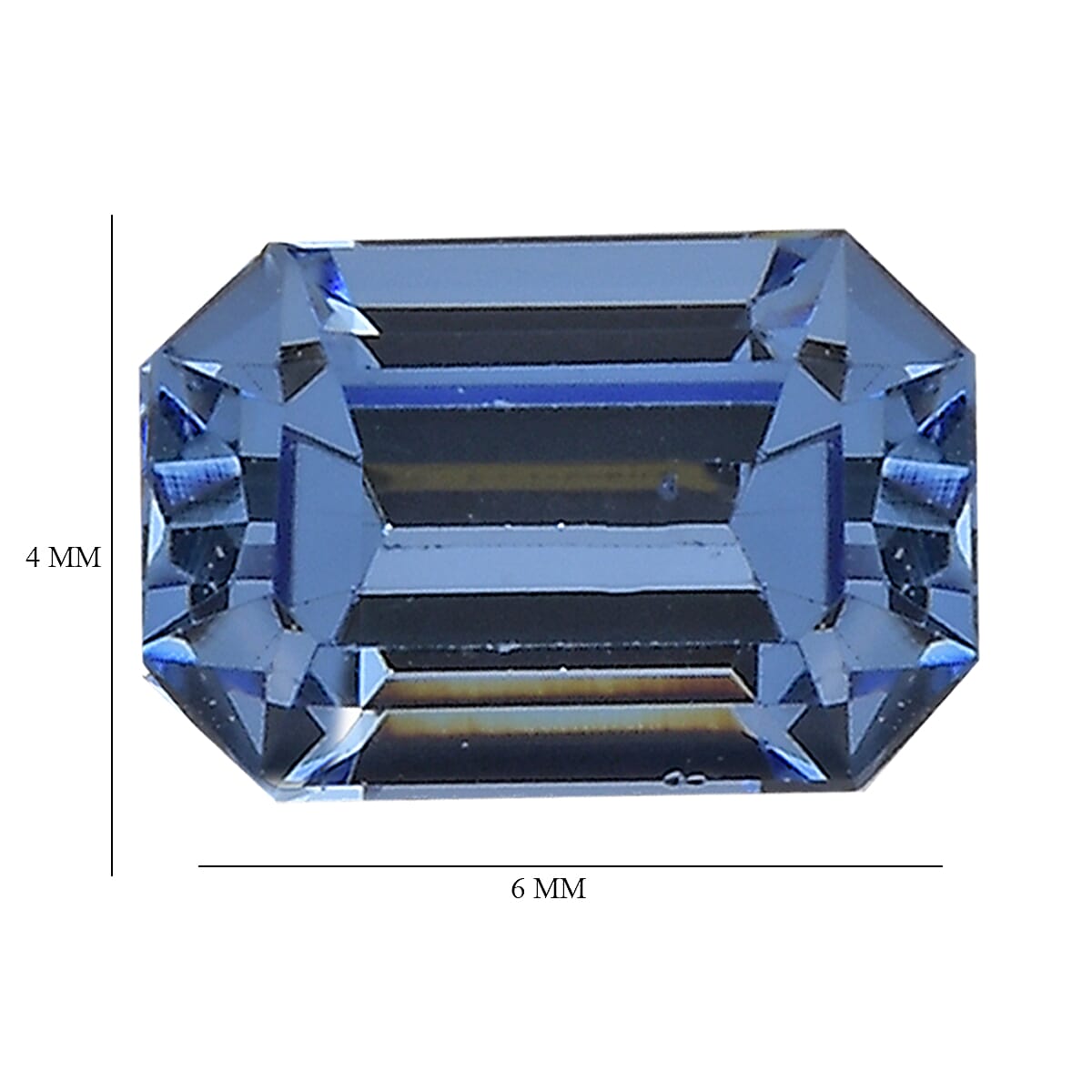 Light Sapphire Crystal by Swarovski (Oct 6x4 mm) 1.01 ctw Loose Gemstone image number 3