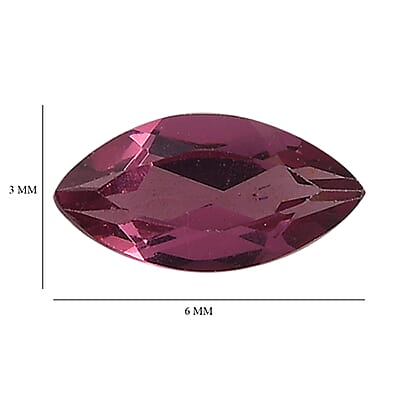 Lotus Garnet Set of 2 (Mrq 6x3 mm) 0.55 ctw Loose Gemstone