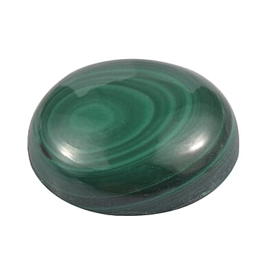 African Malachite (Rnd 14 mm) 9.51 ctw Loose Gemstone