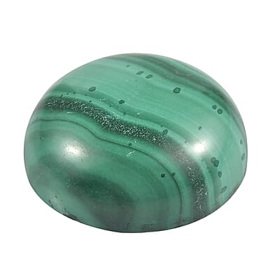 African Malachite (Rnd 15 mm) 12.40 ctw Loose Gemstone