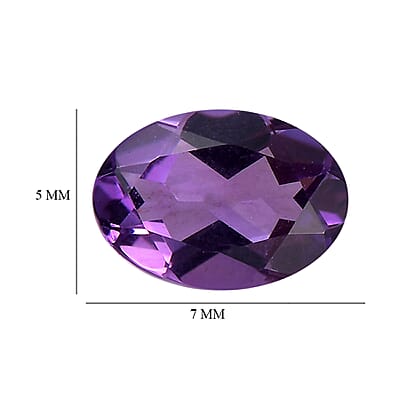 Mashamba Amethyst Set of 2 (Ovl 7x5 mm) 1.33 ctw Loose Gemstone