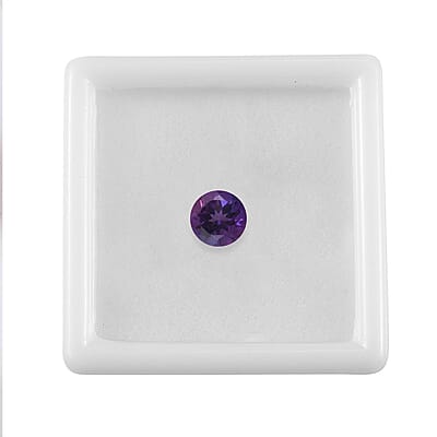 AAA Mashamba Amethyst (Rnd 7 mm) 1.07 ctw Loose Gemstone