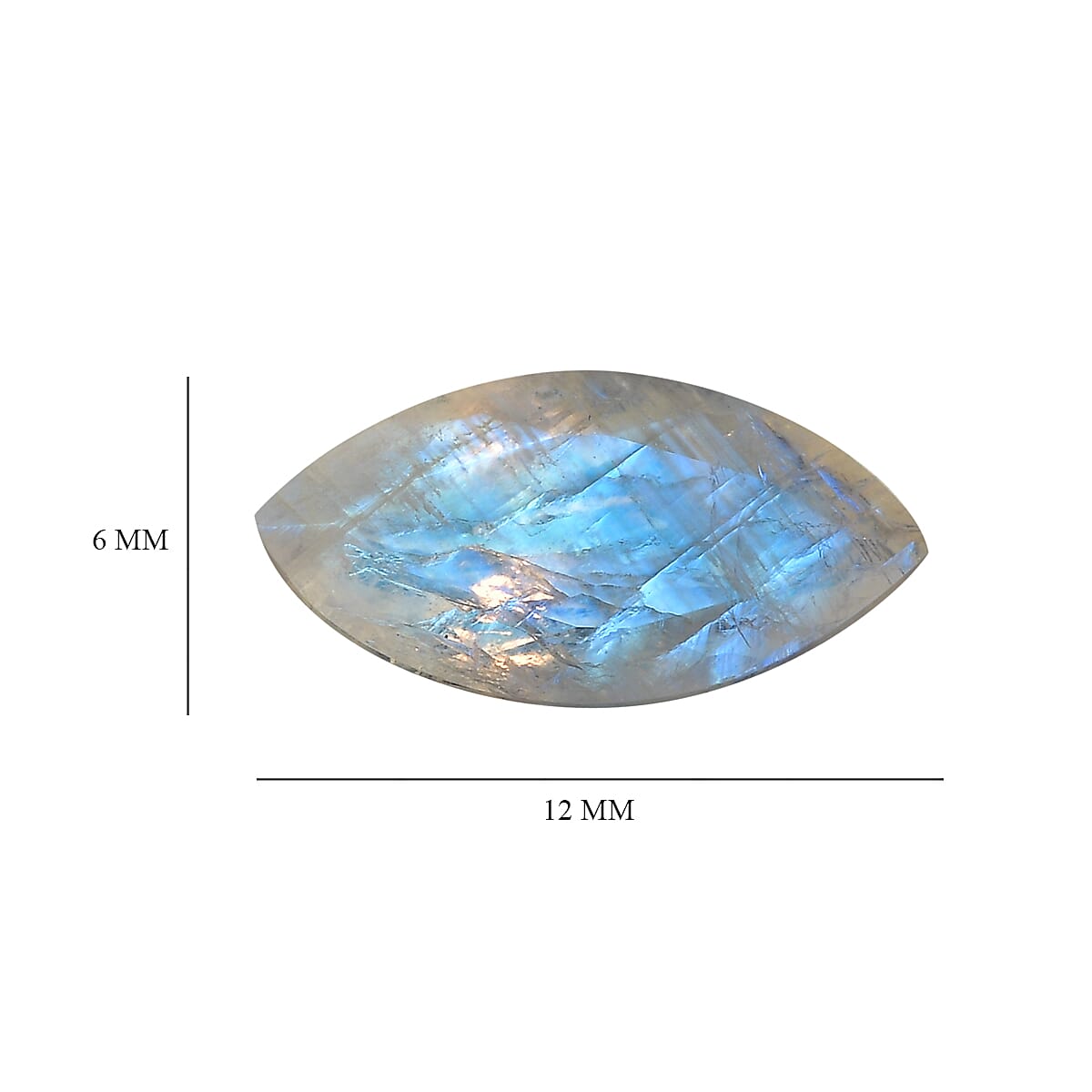 Moon Glow Moonstone (Mrq 12x6 mm) 1.77 ctw Loose Gemstone