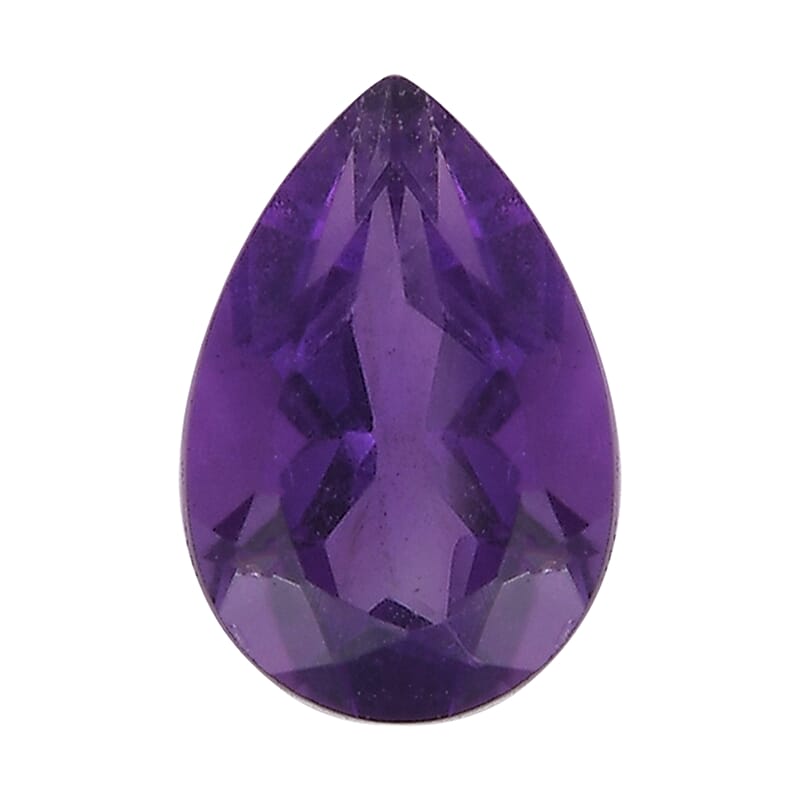 Moroccan AA Amethyst (Pear 6x4mm) 0.32 ctw Loose Gemstone