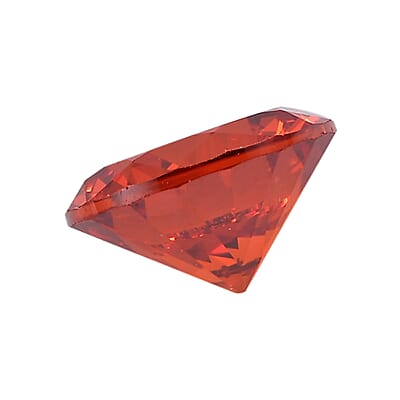 Simulated Orange Diamond (Rnd 7mm) 2.13 ctw Loose Gemstone