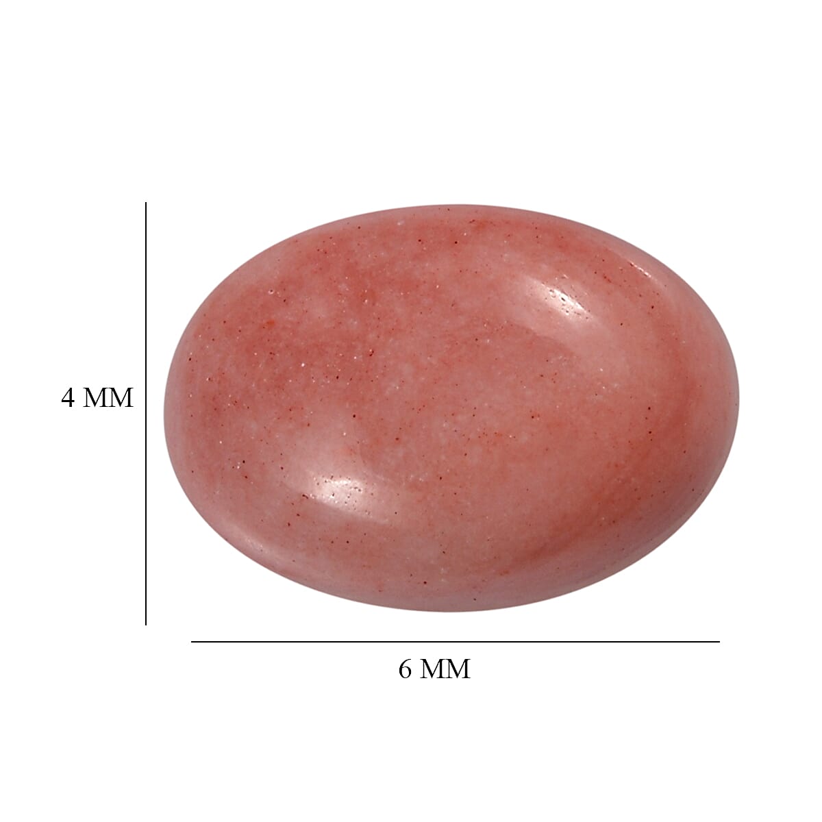 Oregon Sunrise Peach Opal Set of 2 (Ovl 6x4mm) 0.57 ctw  Loose Gemstone
