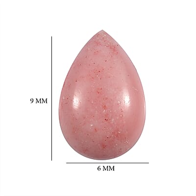 Oregon Sunrise Peach Opal (Pear 9x6mm) 0.79 ctw Loose Gemstone
