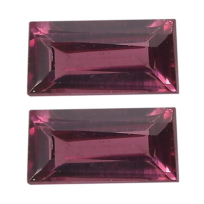 Orissa Rose Garnet Set of 2 (Bgt 5x2.5mm) 0.56 ctw Loose Gemstone