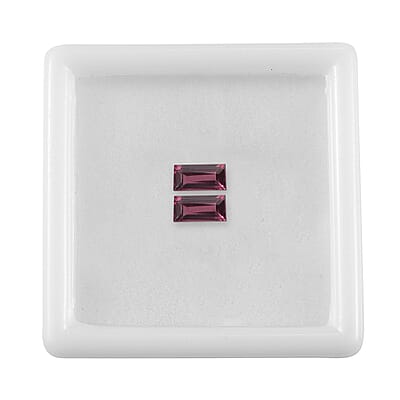 Orissa Rose Garnet Set of 2 (Bgt 5x2.5mm) 0.56 ctw Loose Gemstone