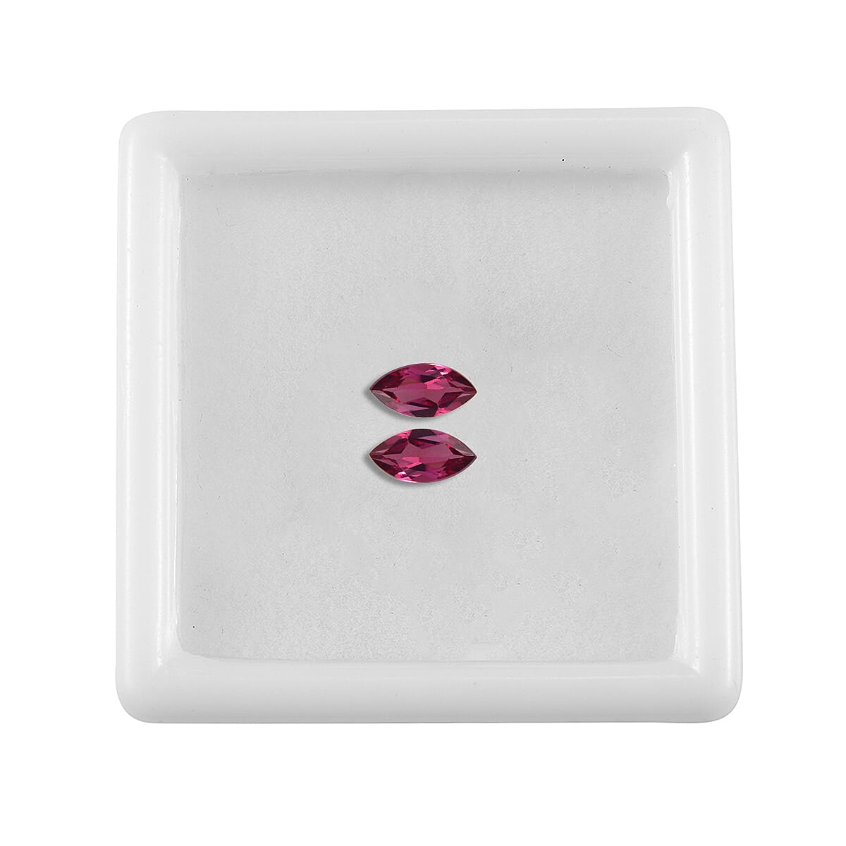 Orissa Rose Garnet Set of 2 (Mrq 7x3.5mm) 0.81 ctw Loose Gemstone