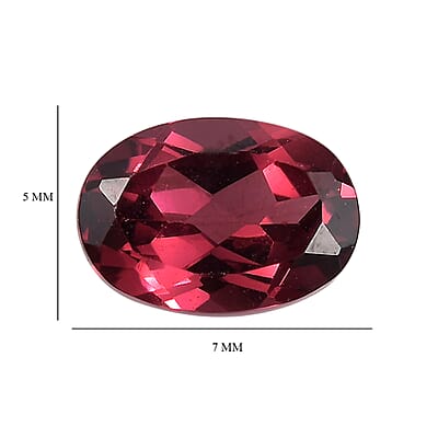 Orissa Rose Garnet (Ovl 7x5mm) 0.86 ctw Loose Gemstone