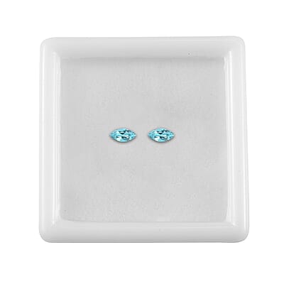 Paraiba Apatite Set of 2 (Mrq 5x2.5mm) 0.30 ctw Loose Gemstone