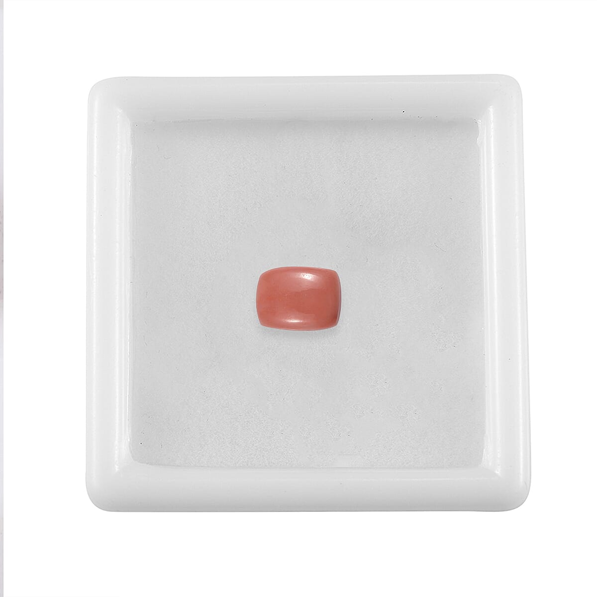 AAA Peach Opal (Cush 8x6mm) 0.85 ctw Loose Gemstone