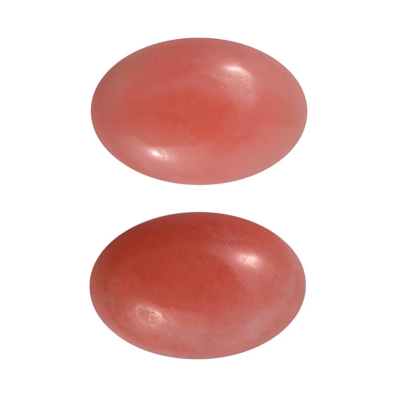 AA Peach Opal Set of 2 (Ovl 6x4mm) 0.59 ctw Loose Gemstone