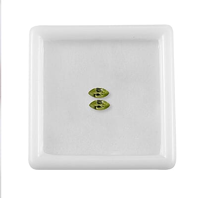 Set of 2 Peridot (Mrq 6x3 mm) 0.52 ctw Loose Gemstone