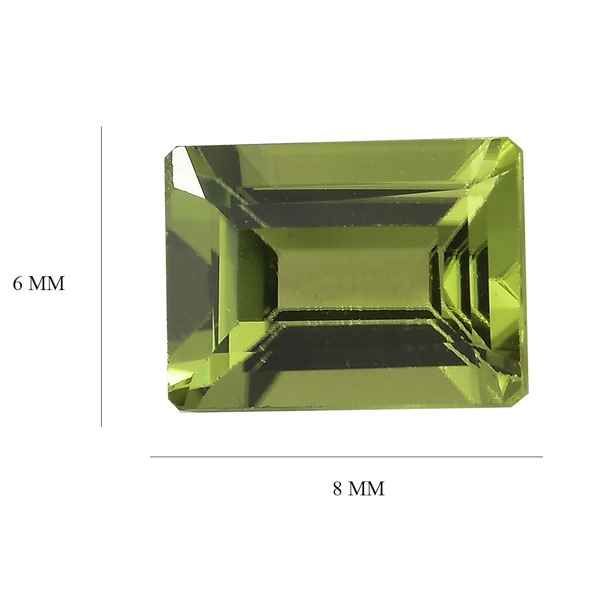 Peridot (Oct 8x6 mm) 1.40 ctw  Loose Gemstone