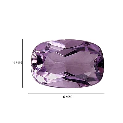 Set of 2 Rose De France Amethyst (Cush 6x4 mm) 0.86 ctw Loose Gemstone