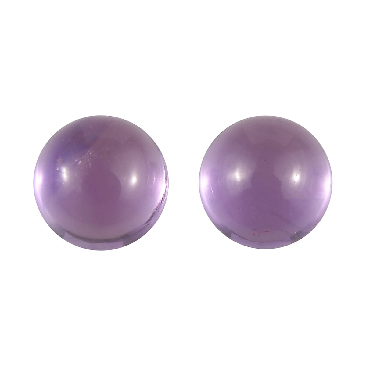 Set of 2 Rose De France Amethyst (Rnd 5 mm) 1.09 ctw Loose Gemstone image number 0