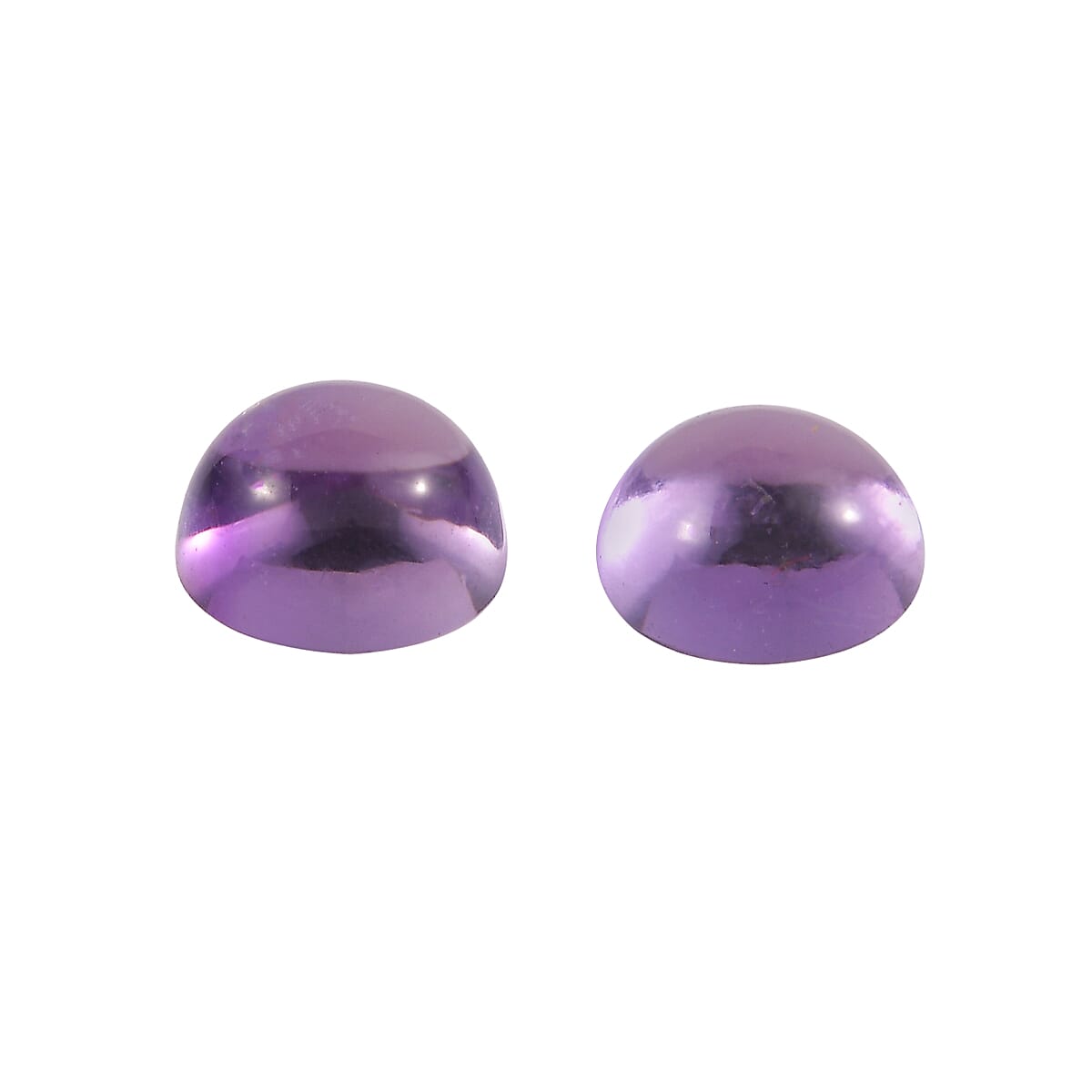 Set of 2 Rose De France Amethyst (Rnd 5 mm) 1.09 ctw Loose Gemstone image number 1