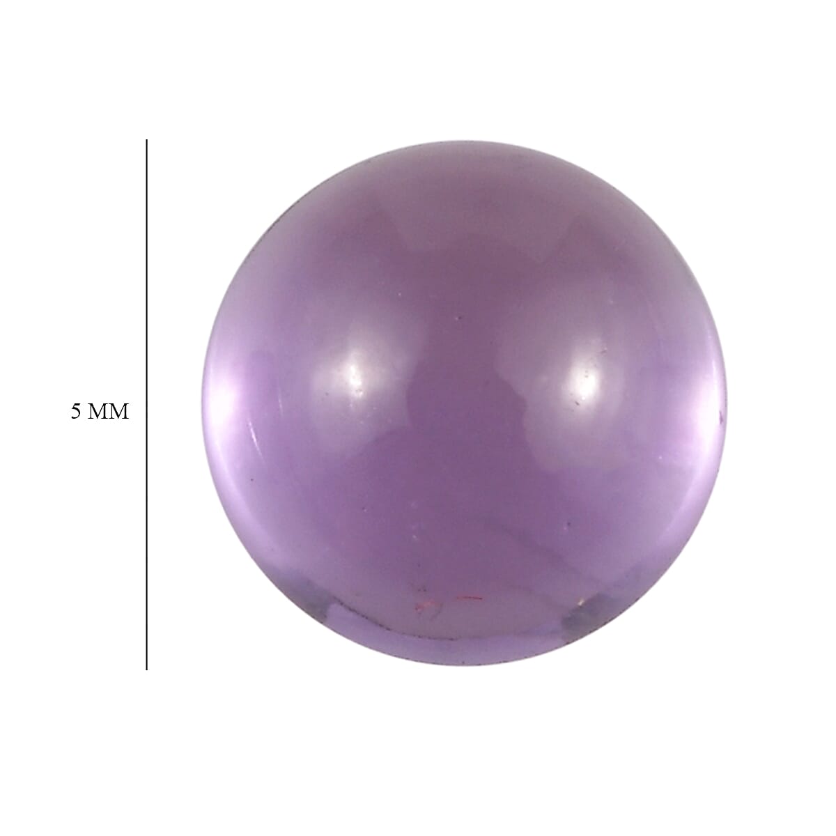 Set of 2 Rose De France Amethyst (Rnd 5 mm) 1.09 ctw Loose Gemstone image number 3