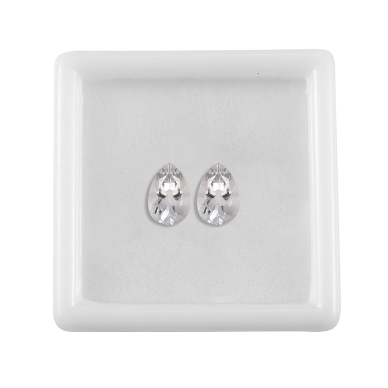 Petalite Set of 2 (Pear 7x5mm) 0.94 ctw  Loose Gemstone