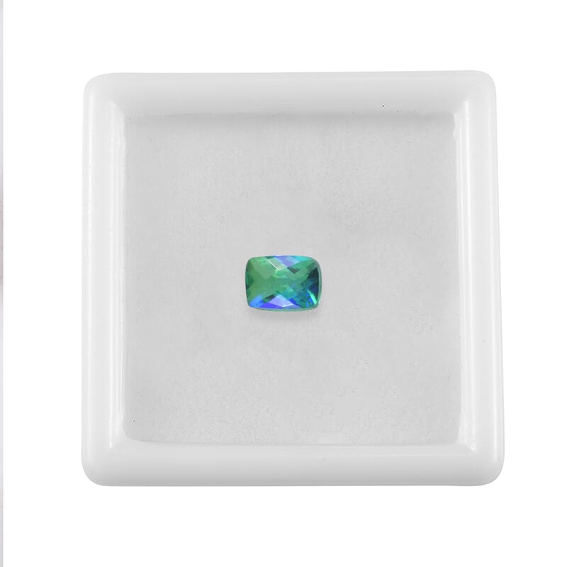 Peacock Quartz (Cush 8x6mm) 1.56 ctw  Loose Gemstone