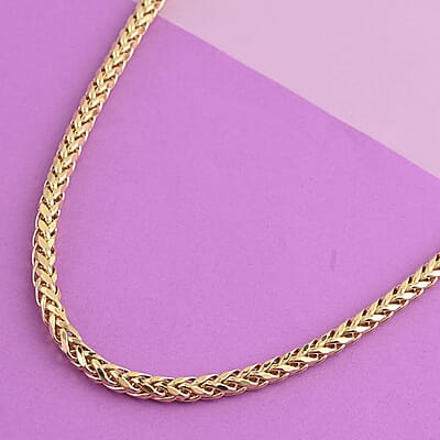 2.50mm Palma Chain Necklace in 10K Yellow Gold 26 Inches 7.2 Grams