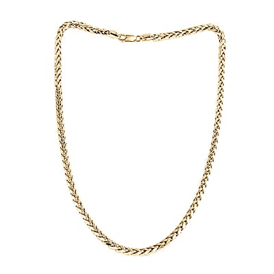 2.50mm Palma Chain Necklace in 10K Yellow Gold 26 Inches 7.2 Grams