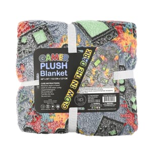 Closeout RD Glow in the Dark Throw (60x50) -Videogames