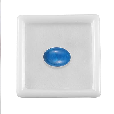 Blue Howlite (Ovl 14x10 mm) 6.36 ctw Loose Gemstone