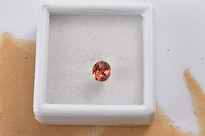 Padparasha Crystal by Swarovski (Rnd 7.25 mm) 1.25 ctw Loose Gemstone