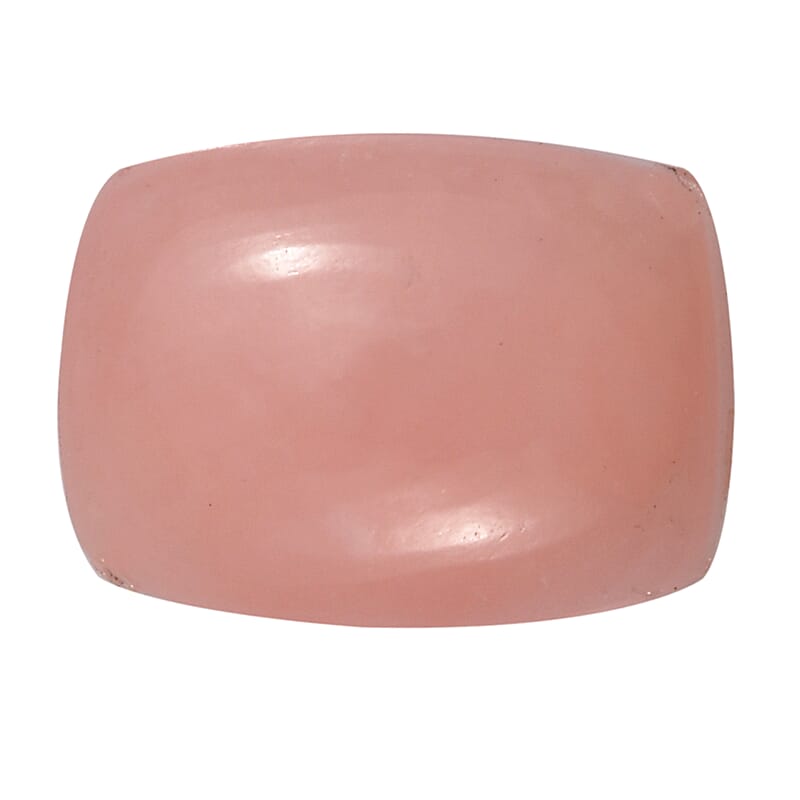 Peruvian Pink Opal (Cush 8x6 mm) 0.84 ctw Loose Gemstone