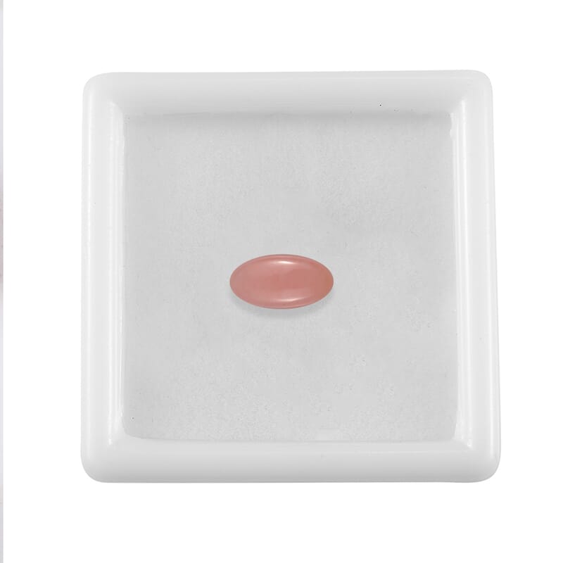 Peruvian Pink Opal (Oval 10x5 mm) 0.85 ctw Loose Gemstone