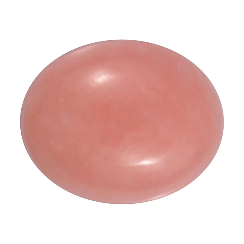 Peruvian Pink Opal (Oval 10x8 mm) 2.28 ctw Loose Gemstone