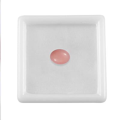 Peruvian Pink Opal (Oval 9x7 mm) 1.35 ctw Loose Gemstone